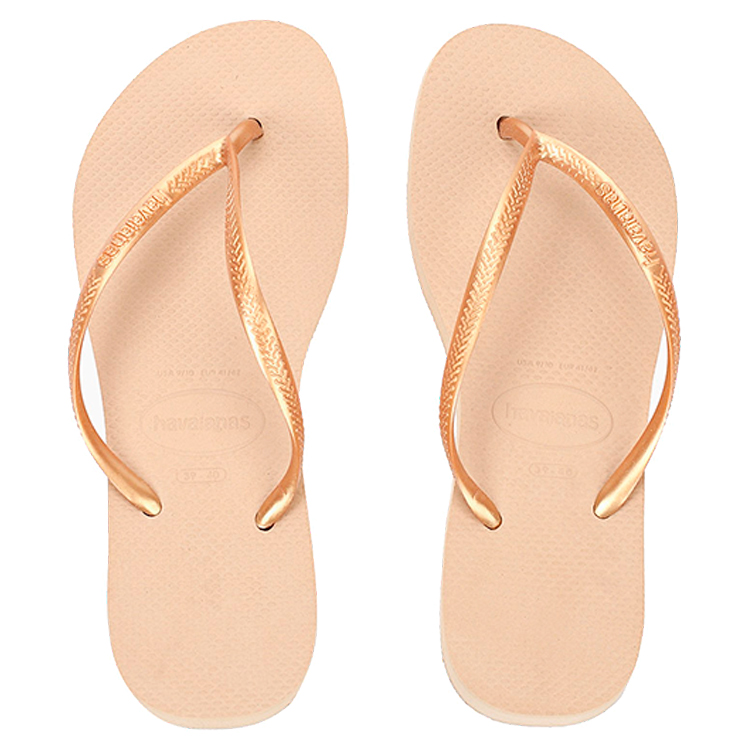 Slapi Havaianas SLIM FLATFORM pt Femei / 35/36 / Bej photo 2