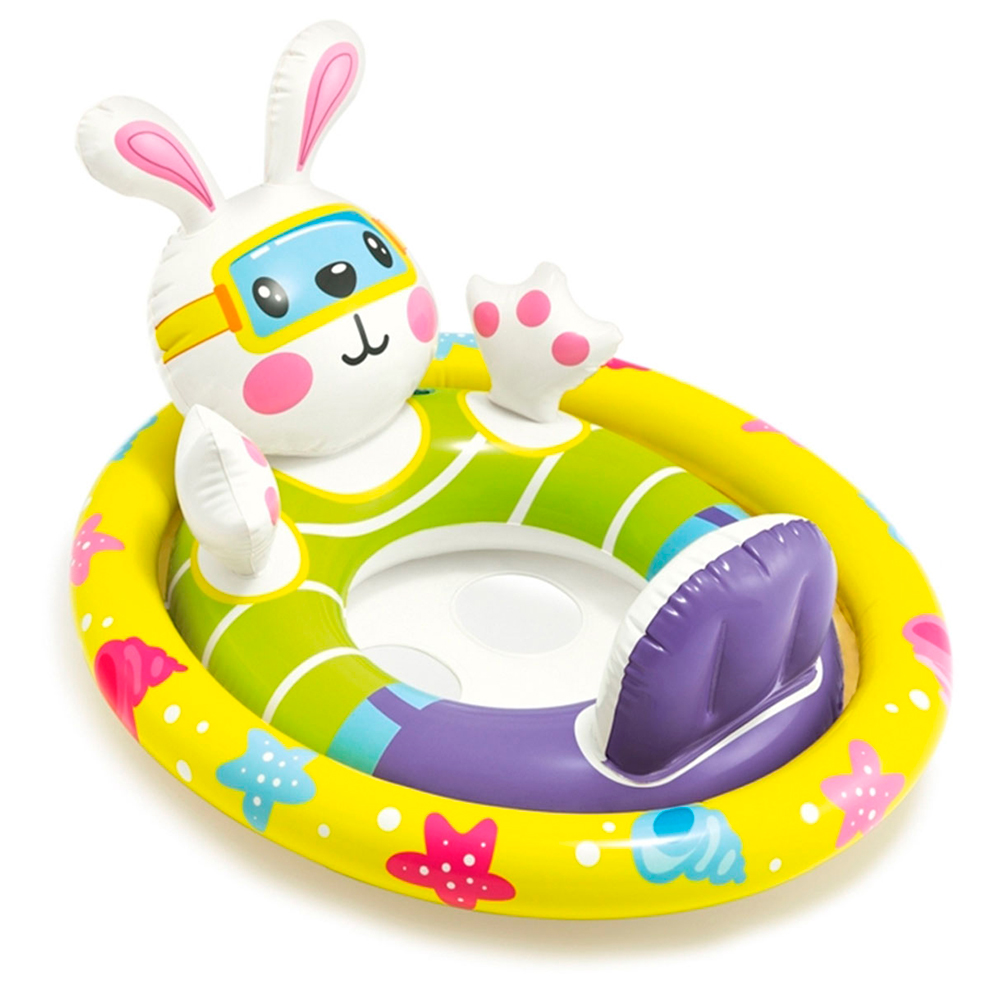 Надувной круг с вырезами для ног INTEX ANIMALS 3 modele photo 3