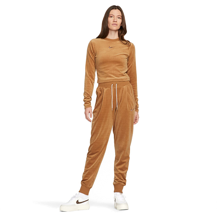 Брюки Nike W NSW VLR HR JOGGER A1 S Коричневый Женский photo 3