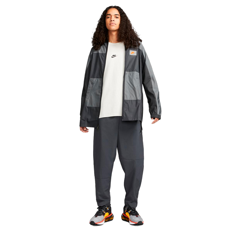 Hanorac pt bărbați Nike M NSW SPU WVN JKT L Gri photo 3