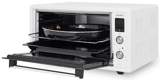 Cuptor electric Simfer M4570, 45 l, 1400 W, Alb photo 4