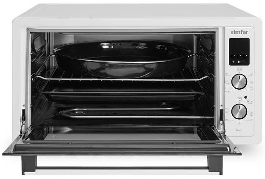 Cuptor electric Simfer M4570, 45 l, 1400 W, Alb photo 5