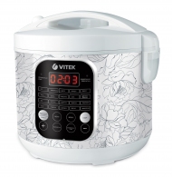 Мультиварка Vitek VT4270, 900 Вт, 24 программ, Серебристый с белым thumbnav 1