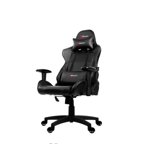 Gaming/Office Chair AROZZI Verona V2, Black/Black, PU Leather, max weight up to 100-105kg / height 160-180cm, Recline 165°, 1D Armrests, Head and Lumber cushions, Metal Frame, Nylon wheelbase, Gas Lift 4class, Small nylon casters, W-25.5kg photo 1