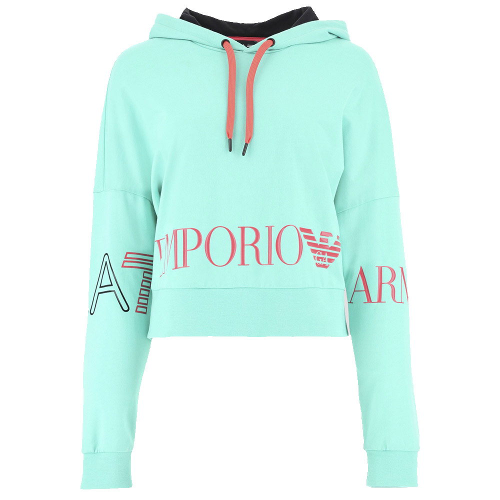 EA7 EMPORIO ARMANI JERSEY SWEATSHIRT L Verde Femei photo 1
