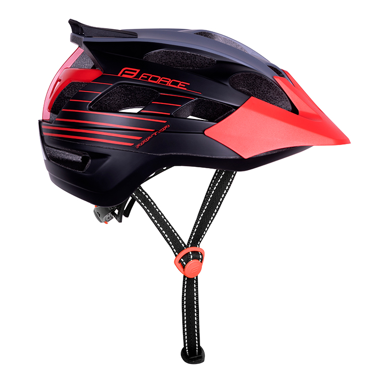 Casca de bicicleta Force RAPTOR MTB Gri-rosu 902971 photo 2