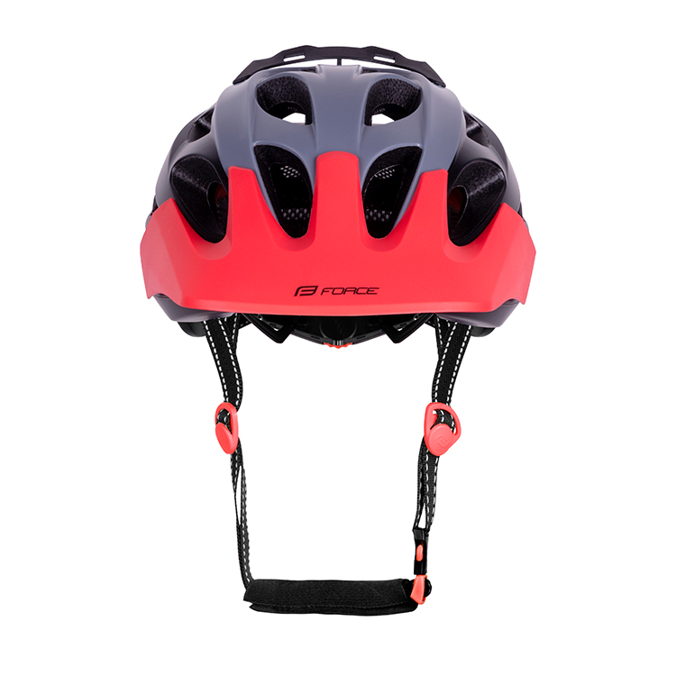 Casca de bicicleta Force RAPTOR MTB Gri-rosu 902971 photo 3