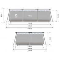 Piscina carcas dreptunghi Avenli Swimming Pool thumbnav 3