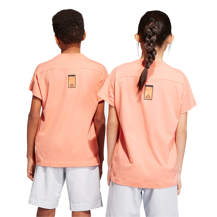 Футболка Adidas U CE Q2 TEE / Женский / 128 / Коралловый photo 3