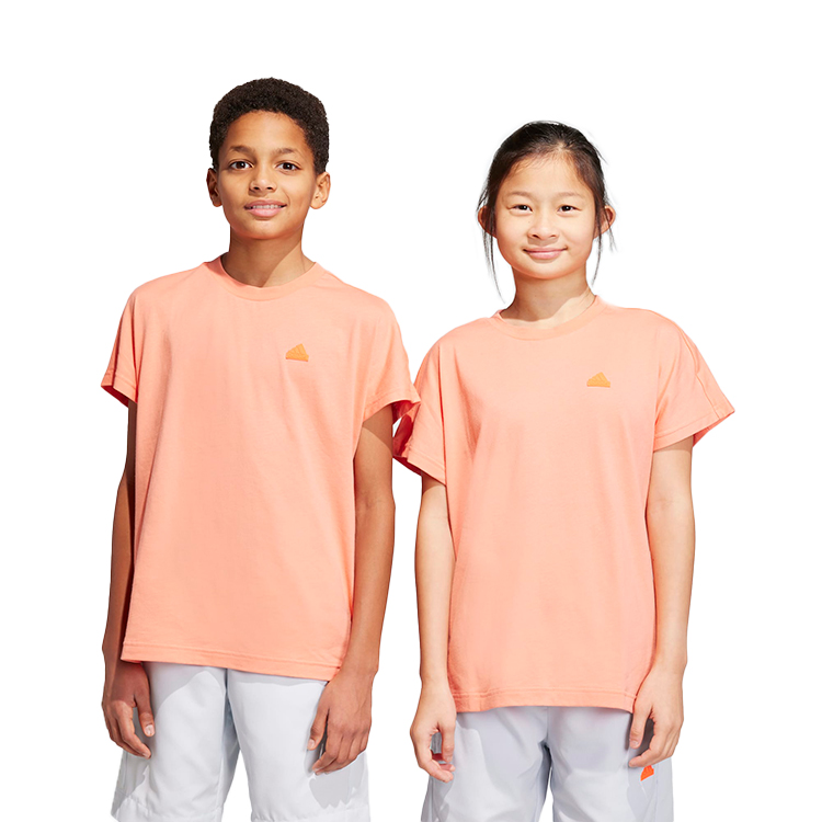 Футболка Adidas U CE Q2 TEE / Женский / 128 / Коралловый photo 4