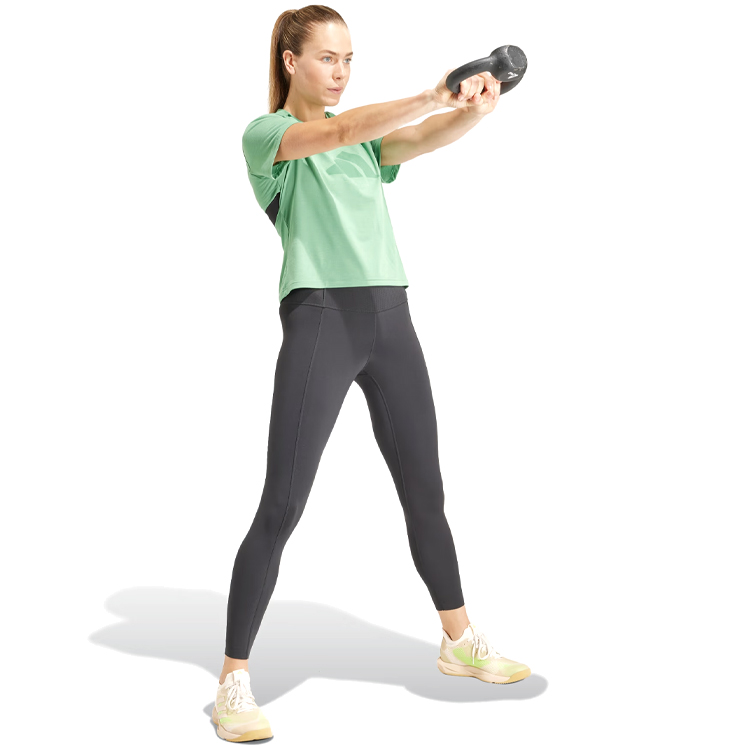 Tricou Adidas POWER BL TEE / Femei / XS / Verde photo 2