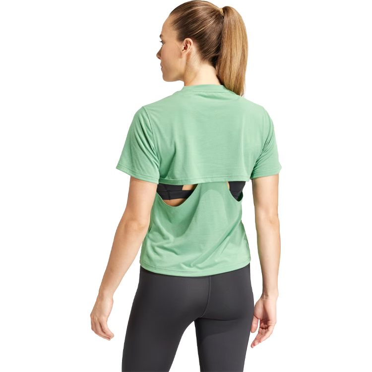 Tricou Adidas POWER BL TEE / Femei / XS / Verde photo 4