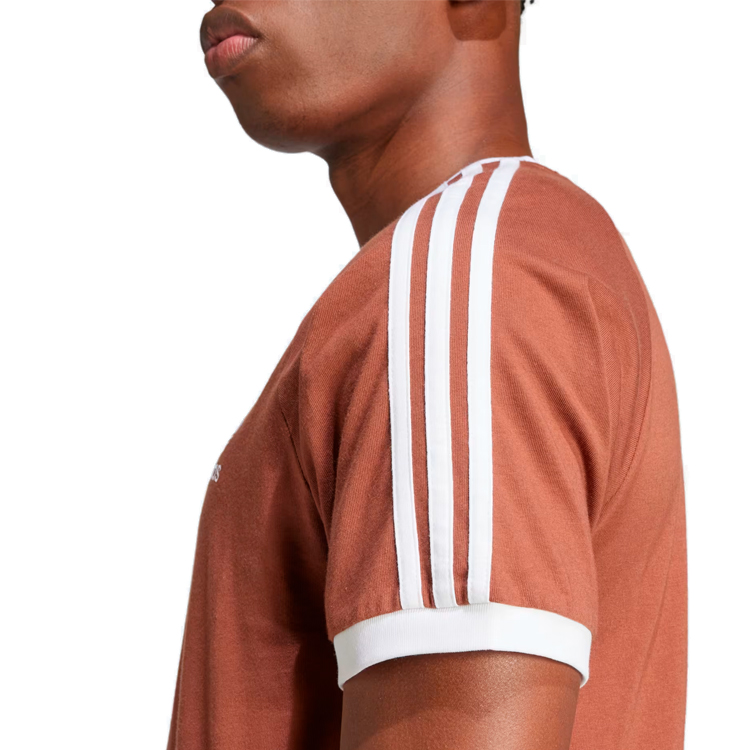Tricou bărbătesc Adidas 3-STRIPES TEE S Maro photo 4