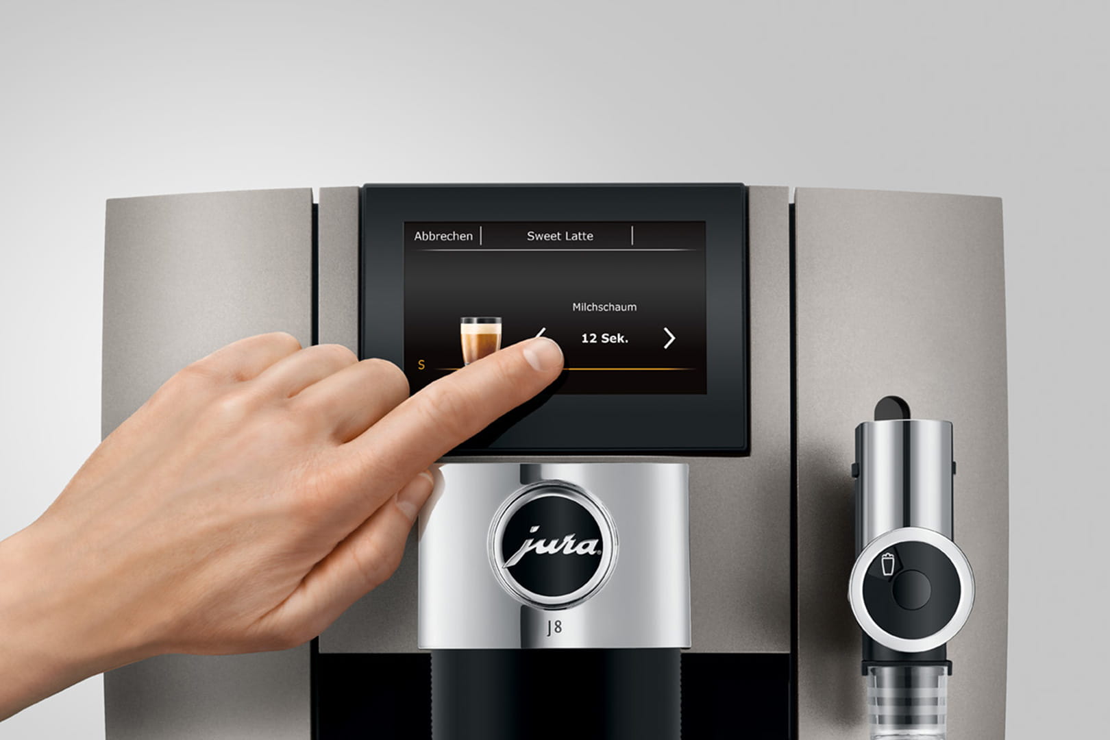 Aparat de cafea Espresso JURA J8 Midnight Silver, 15471 / 15 bar / Espresso photo 9