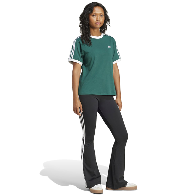 Футболка Adidas 3 STRIPE TEE XS Зеленый Женский photo 3
