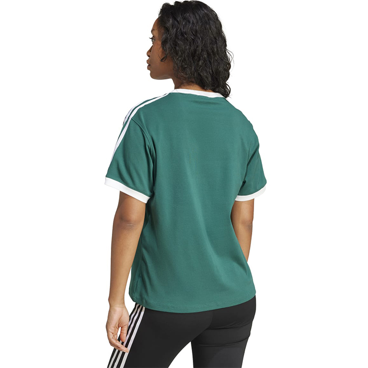 Футболка Adidas 3 STRIPE TEE XS Зеленый Женский photo 4