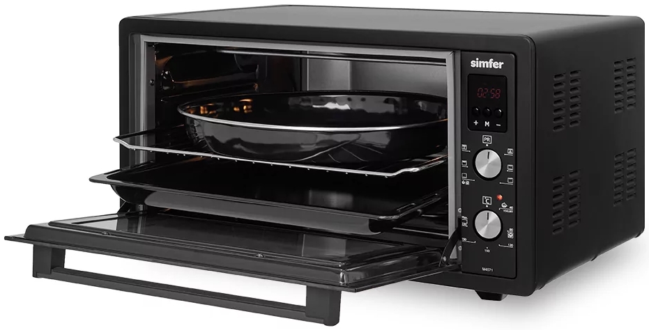 Cuptor electric Simfer M4571, 45 l, 1400 W, Negru photo 2