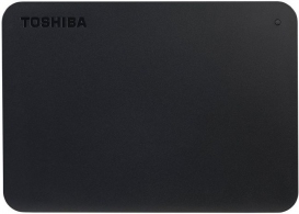 2.5" External HDD 4.0TB (USB3.0) Toshiba "Canvio Basics", Black, Matt finish thumbnav 1