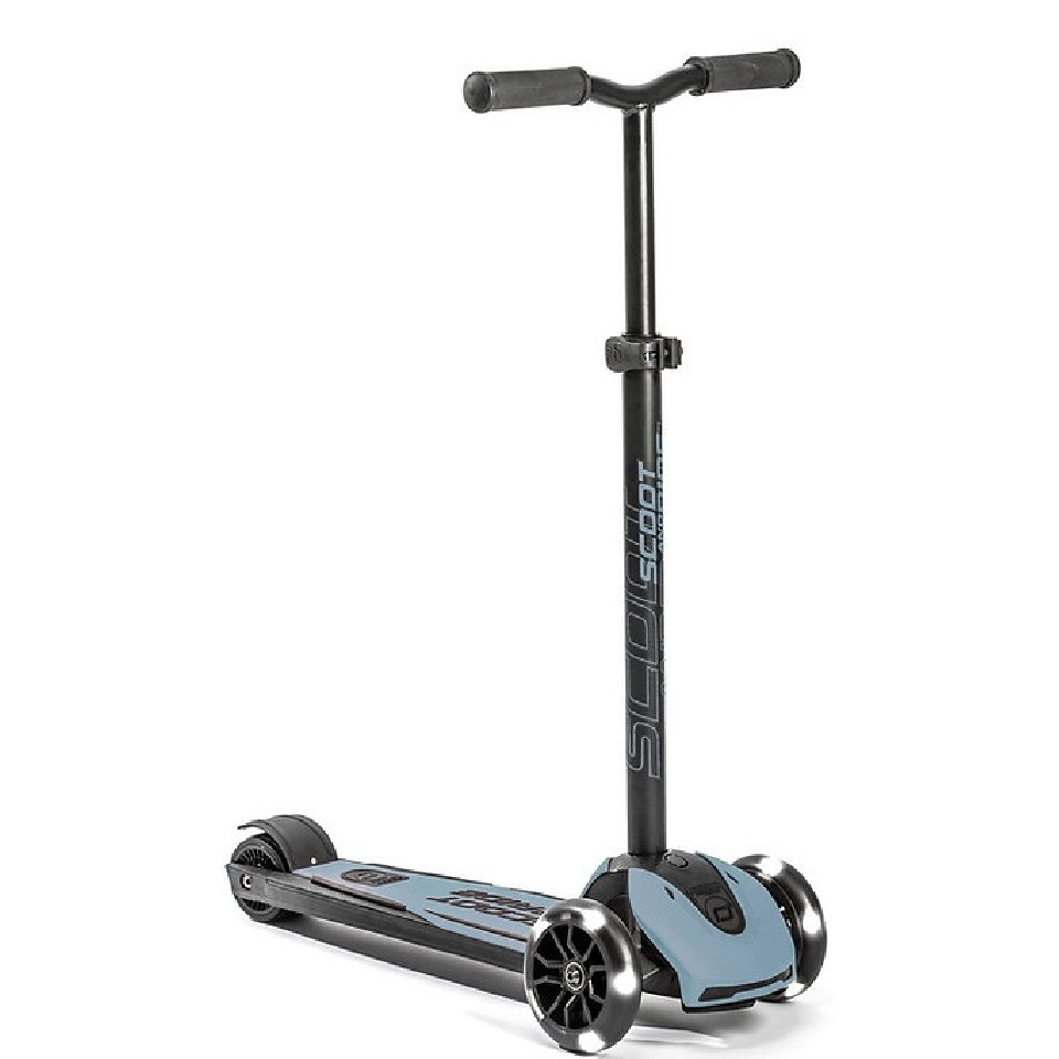Scoot&Ride 96434 Самокат Highway Kick 5 Led Steel photo 1