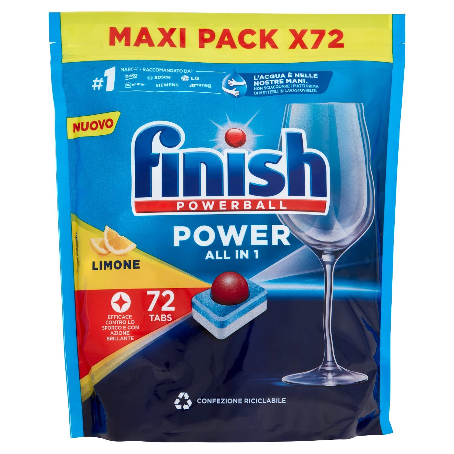 Tablete p/u MSV Finish All in One 72 tab Lemon photo 1 Tablete p/u MSV Finish All in One 72 tab Lemon photo 1