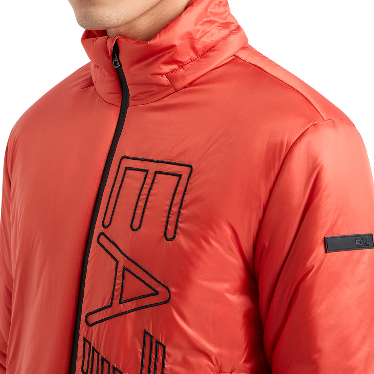 Geacă pt Barbati EA7 EMPORIO ARMANI TECHNICAL FABRIC PADDED JACKET WITH HOOD XS Portocaliu photo 5