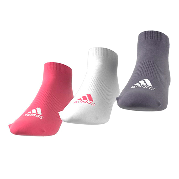Sosete Unisex Adidas PER NO-SH T 3PP 31-34 Violet-roz-alb photo 3