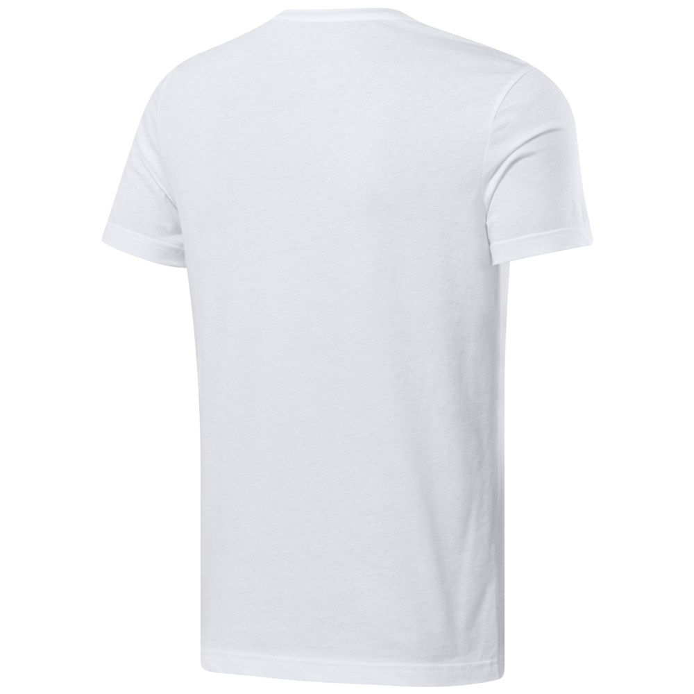 Tricou bărbătesc Reebok QQR-Linear S Alb photo 2