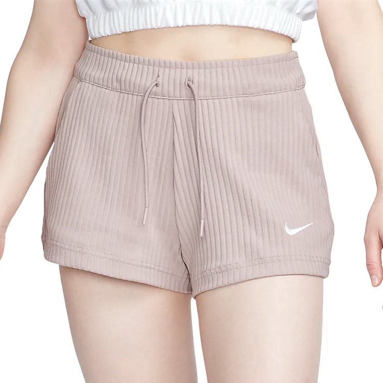 Шорты Nike W NSW RIB JRSY SHORT L Розовый Женский photo 3