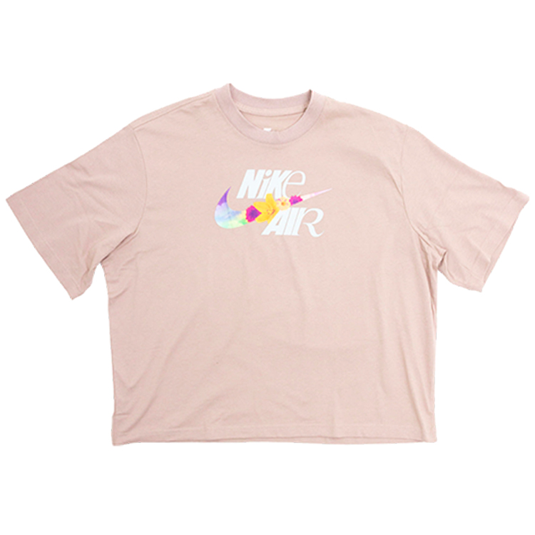 Tricou Nike W NSW TEE OC 3 BOXY S Bej Femei photo 1