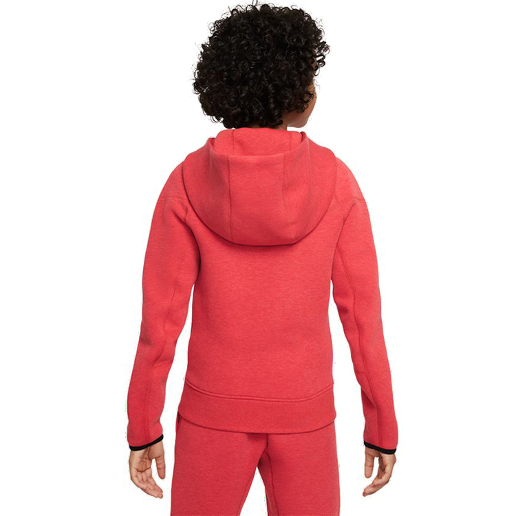 Hanorac Nike B NSW TECH FLC FZ / Barbati / XS / Rosu photo 2