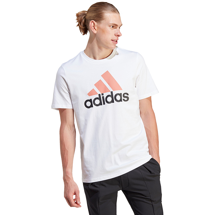 Футболка мужская Adidas M BL SJ T S Белый photo 3