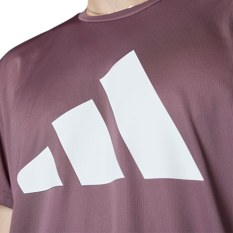 Tricou bărbătesc Adidas RUN IT TEE S Violet photo 3