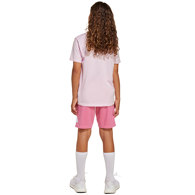 Costum tricou si sorti Adidas J BL T-SET / Femei / 128 / Roz photo 3