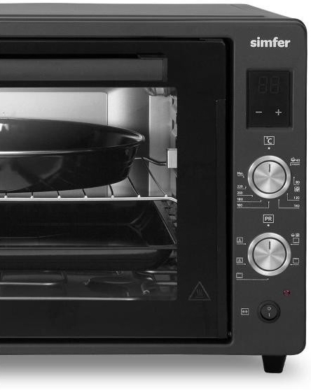 Cuptor electric Simfer M7072, 70 l, 1800 W, Negru photo 4