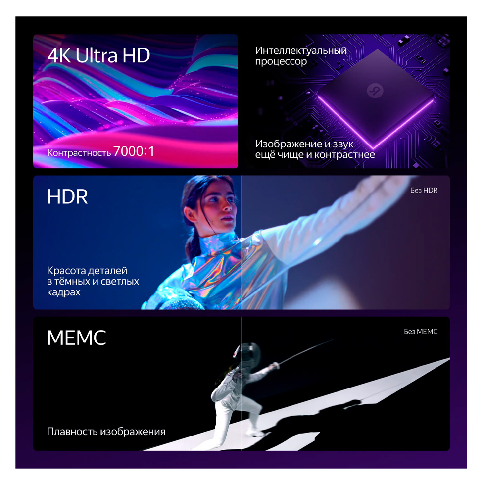 Televizor Yandex YNDX-00072 / 50" / 4K UHD / UHD 4K photo 3