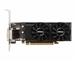 MSI GeForce GTX 1050 Ti 4GT LP / 4GB GDDR5 128Bit 1392/7008Mhz, DVI-D, HDMI, DisplayPort, Dual fan - Thermal Design, Military Class 4 (MIL-STD-810G), NVIDIA G-SYNC, Pascal Performance, Low Profile, Retail thumbnav 1
