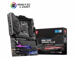 MSI MPG Z590 GAMING PLUS, Socket 1200, Intel® Z590 (11/10th Gen CPU), 16Phases, Dual 4xDDR4-5333, CPU Intel iGPU, HDMI, DP, 3xPCIeX16 4.0, 6xSATA3, RAID, 2xPCIeX1, 3xM.2 4.0, ALC4080, SPDIF, 2.5GbE LAN, 5xUSB3.2 Gen2(A+C), 4xUSB3.2, Mystic RGB, ATX thumbnav 1