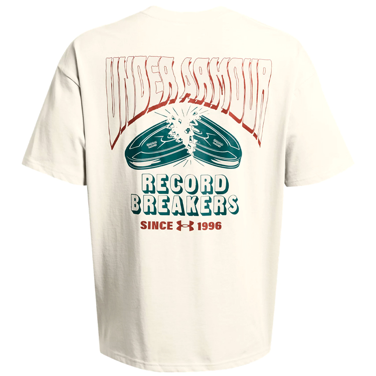 Tricou bărbătesc Under Armour UA HW RECORD BREAKERS SS L Bej photo 4