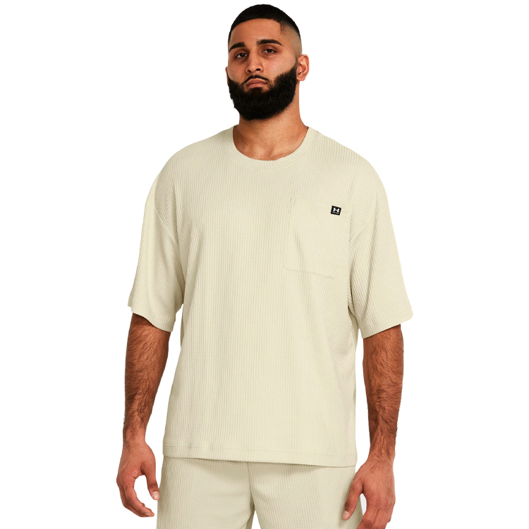 Tricou bărbătesc Under Armour UA Rival Waffle Crew L Bej photo 3