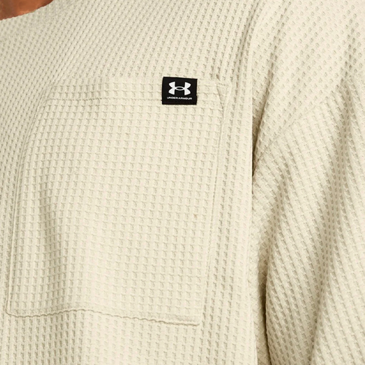 Tricou bărbătesc Under Armour UA Rival Waffle Crew L Bej photo 4