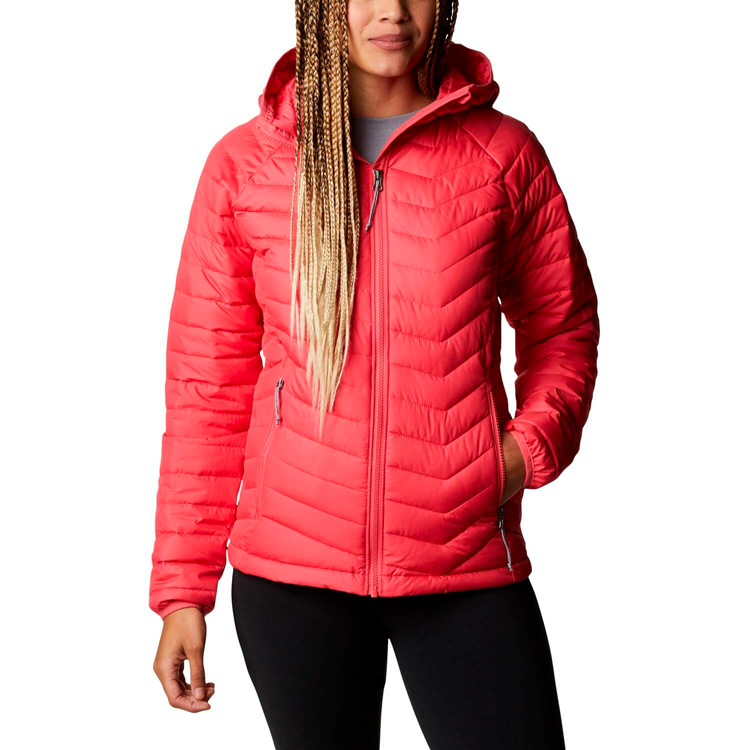 Scurta Columbia Powder Lite Hooded Jacket XS Rosu Femei photo 1 Scurta Columbia Powder Lite Hooded Jacket XS Rosu Femei photo 1