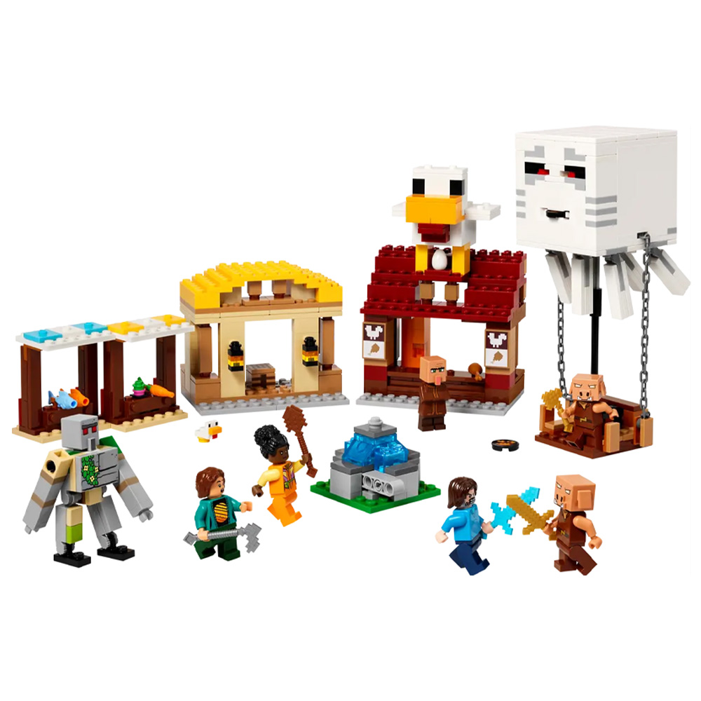 Конструктор Lego Minecraft The Ghast Balloon Village Attack 21273  от 10+ лет photo 2