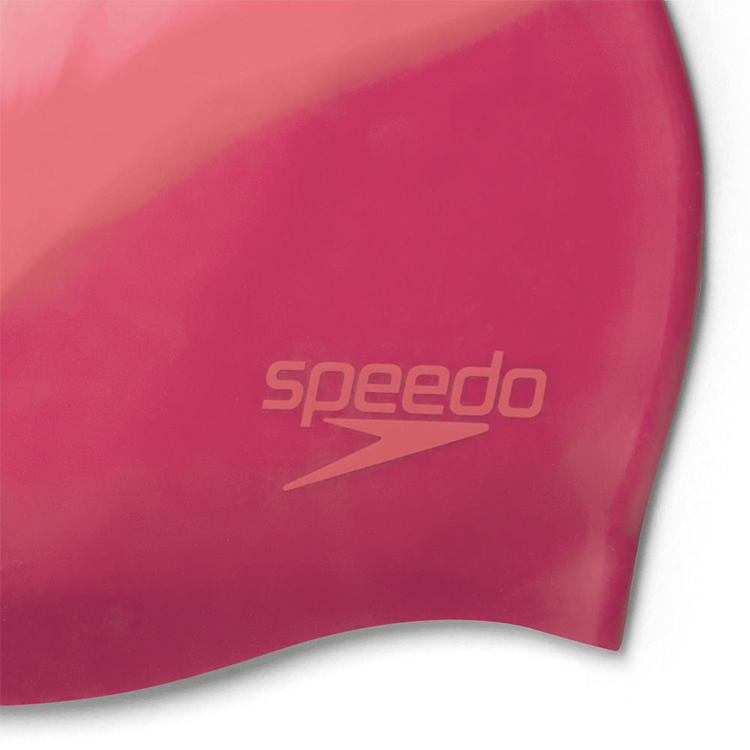 Casca de inot silicon Speedo MULTI COLOUR SILC CAP AU 8-0616914573 Alb-roz photo 3