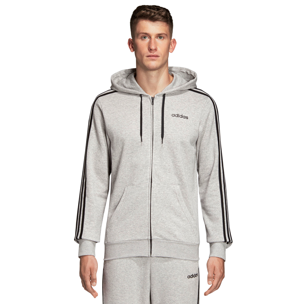 Hanorac pt bărbați Adidas E 3S FZ FT L Gri photo 2