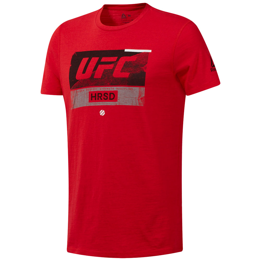 Tricou bărbătesc Reebok UFC FG FIGHT WEEK TEE XL Rosu photo 1 Tricou bărbătesc Reebok UFC FG FIGHT WEEK TEE XL Rosu photo 1