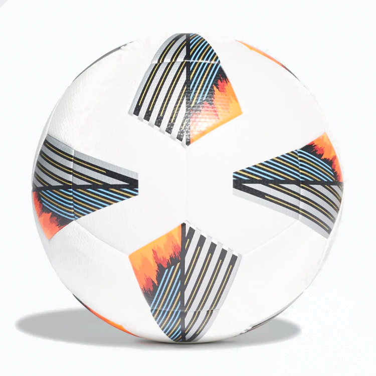 Minge fotbal Adidas FS0373 / Marimea 5 / Alb-Negru-Albastru-Argintiu photo 2