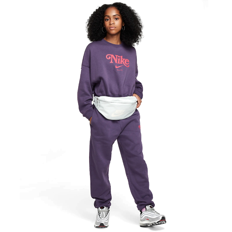 Брюки Nike G NSW TREND FLC CF PANT / Женский / XL / Фиолетовый photo 2