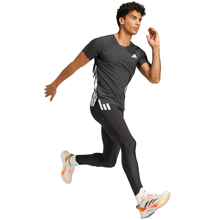 Tricou bărbătesc Adidas ADIZERO TEE M S Negru photo 2