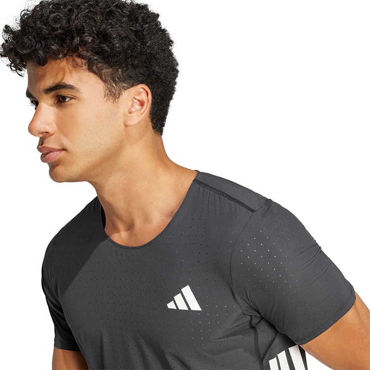 Tricou bărbătesc Adidas ADIZERO TEE M S Negru photo 3