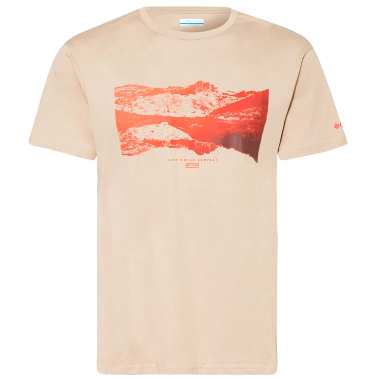 Tricou bărbătesc Columbia Path Lake Graphic Tee II S Bej photo 1 Tricou bărbătesc Columbia Path Lake Graphic Tee II S Bej photo 1